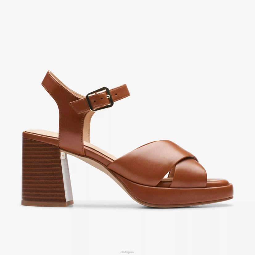 HZVP120 lujoso 75 rae cuero marrón Clarks