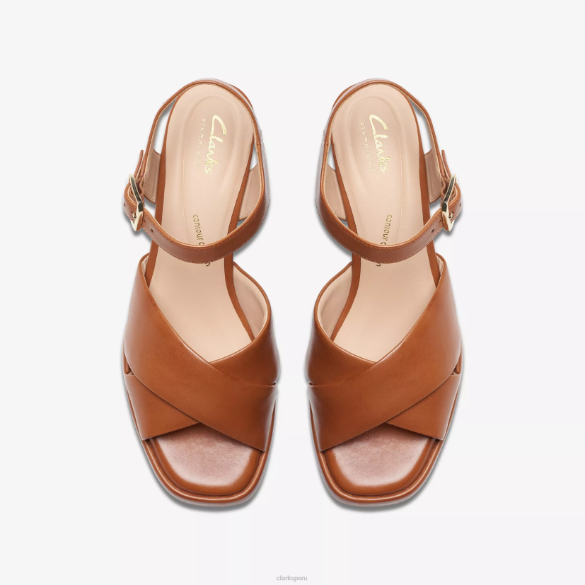 HZVP120 lujoso 75 rae cuero marrón Clarks