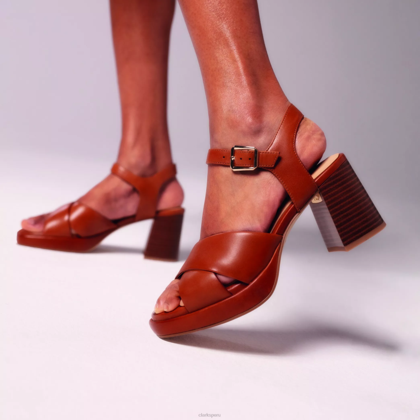 HZVP120 lujoso 75 rae cuero marrón Clarks