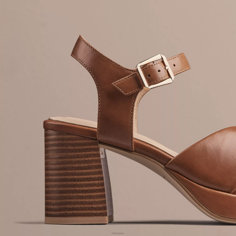 HZVP120 lujoso 75 rae cuero marrón Clarks