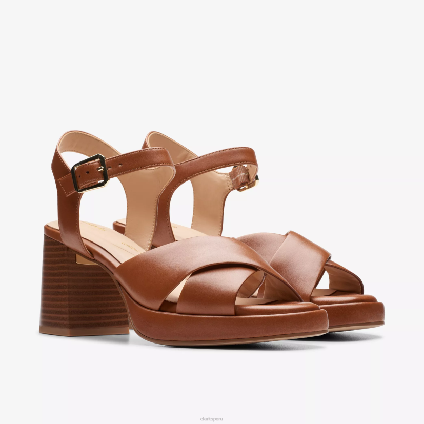 HZVP120 lujoso 75 rae cuero marrón Clarks
