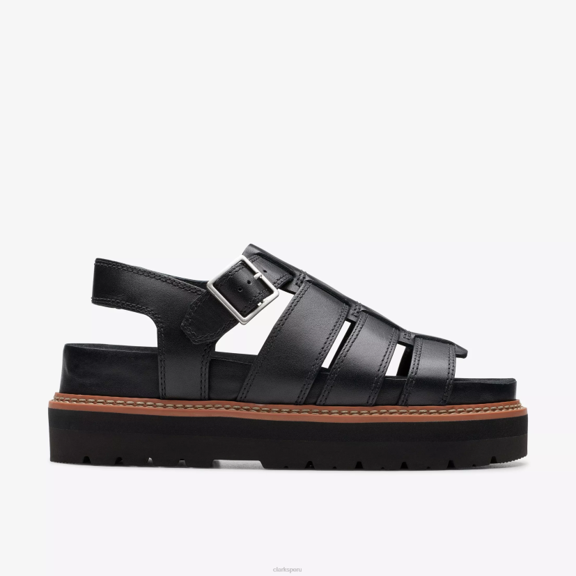HZVP123 giro de oriana cuero negro Clarks