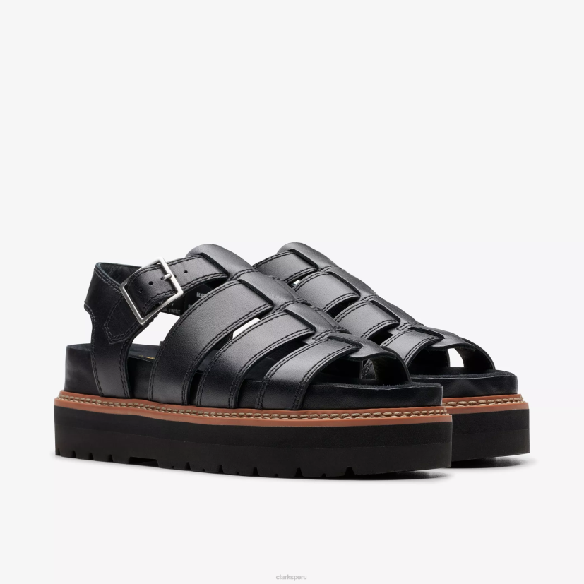 HZVP123 giro de oriana cuero negro Clarks