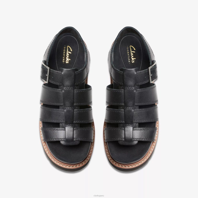 HZVP123 giro de oriana cuero negro Clarks
