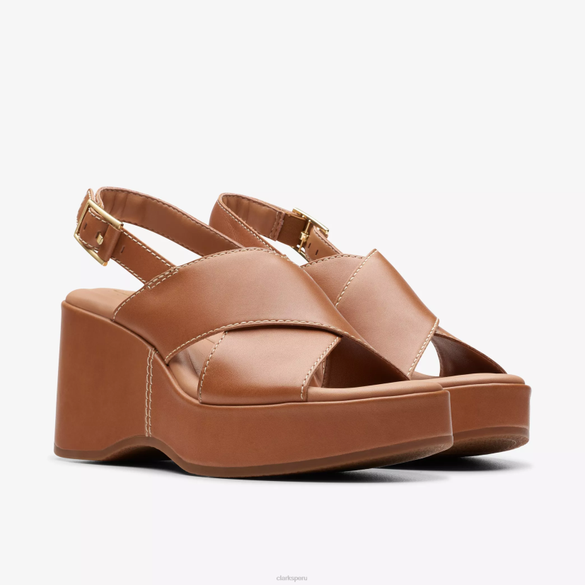 HZVP124 deseo manon cuero marrón Clarks