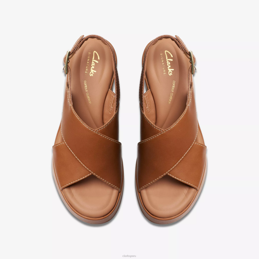 HZVP124 deseo manon cuero marrón Clarks
