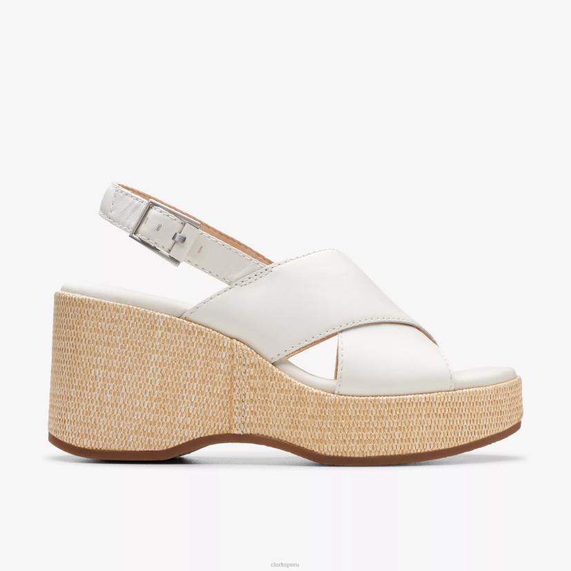 HZVP125 deseo manon cuero blanco roto Clarks