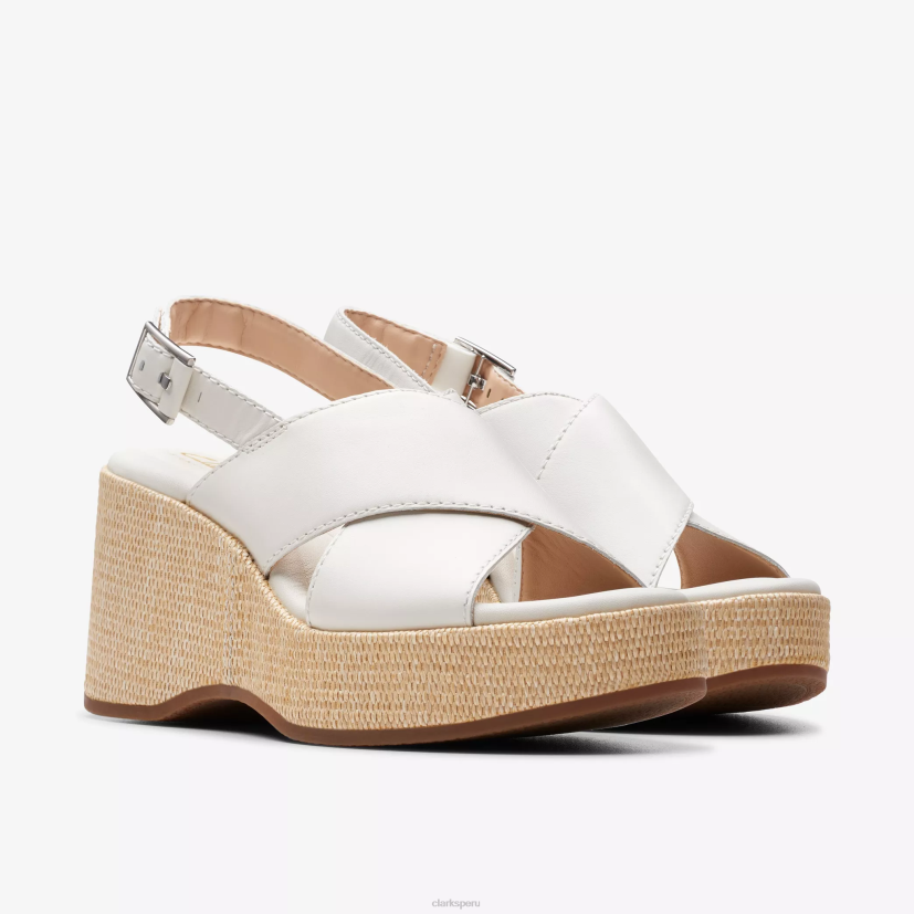 HZVP125 deseo manon cuero blanco roto Clarks