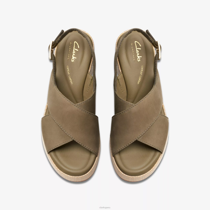 HZVP126 deseo manon nubuck oliva Clarks
