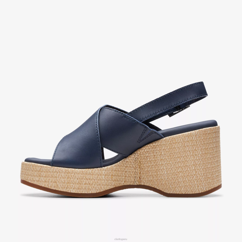 HZVP127 deseo manon cuero azul marino Clarks