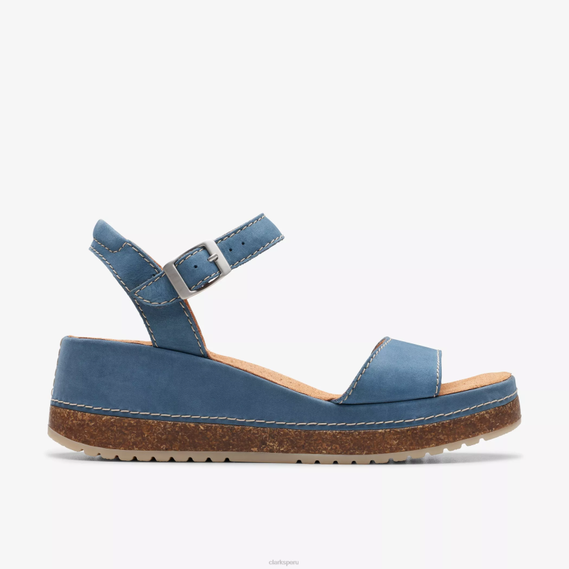 HZVP12 lirio kasanda nubuck azul Clarks