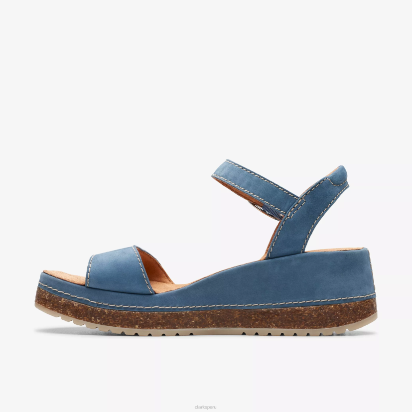 HZVP12 lirio kasanda nubuck azul Clarks