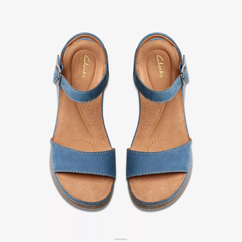 HZVP12 lirio kasanda nubuck azul Clarks