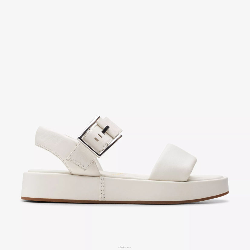 HZVP132 correa alda cuero blanco roto Clarks