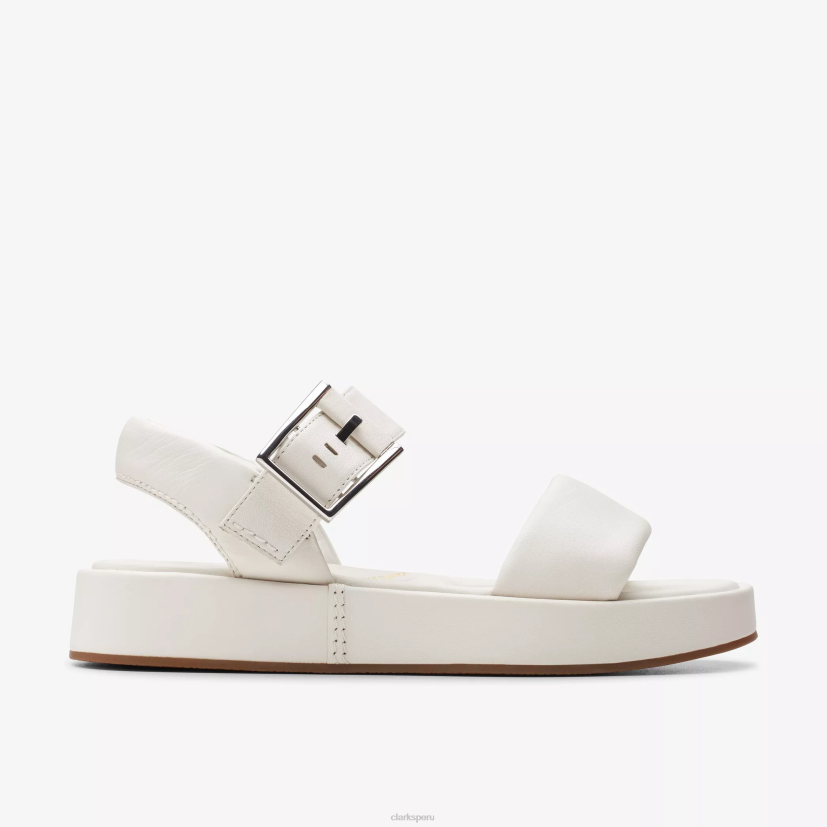 HZVP132 correa alda cuero blanco roto Clarks
