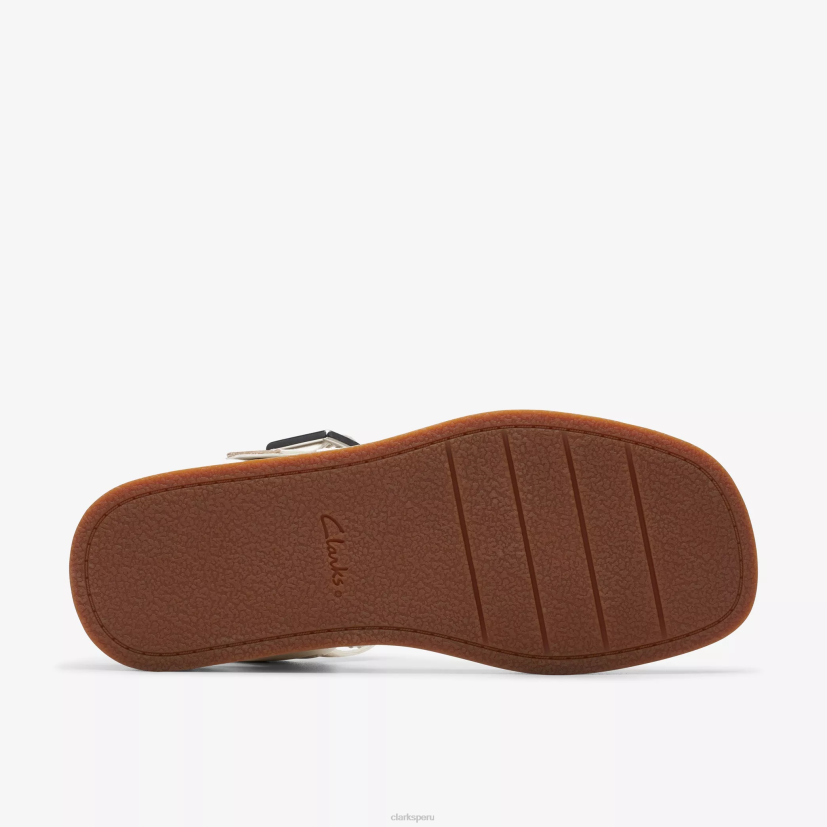 HZVP132 correa alda cuero blanco roto Clarks