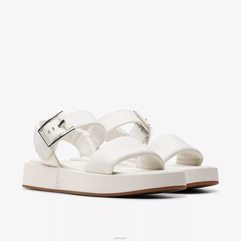 HZVP132 correa alda cuero blanco roto Clarks
