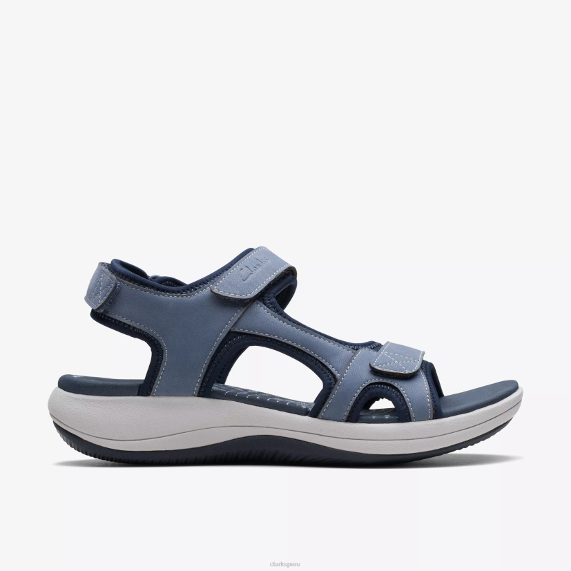HZVP136 bahía de mira azul denim Clarks