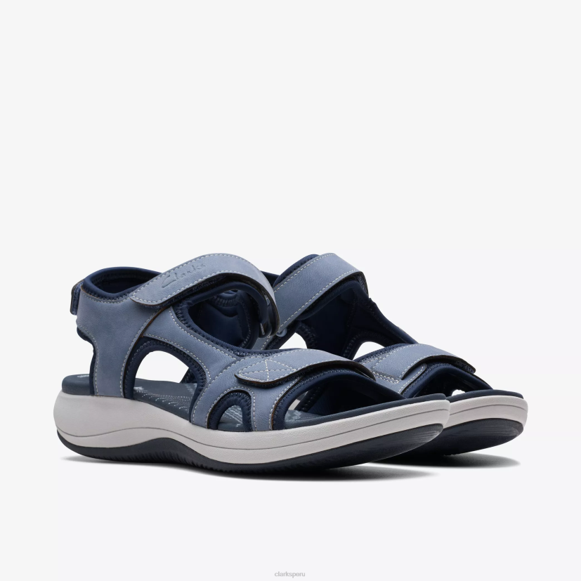 HZVP136 bahía de mira azul denim Clarks