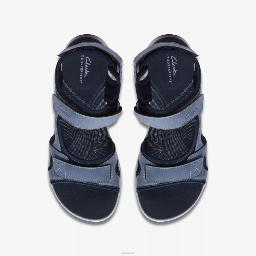 HZVP136 bahía de mira azul denim Clarks