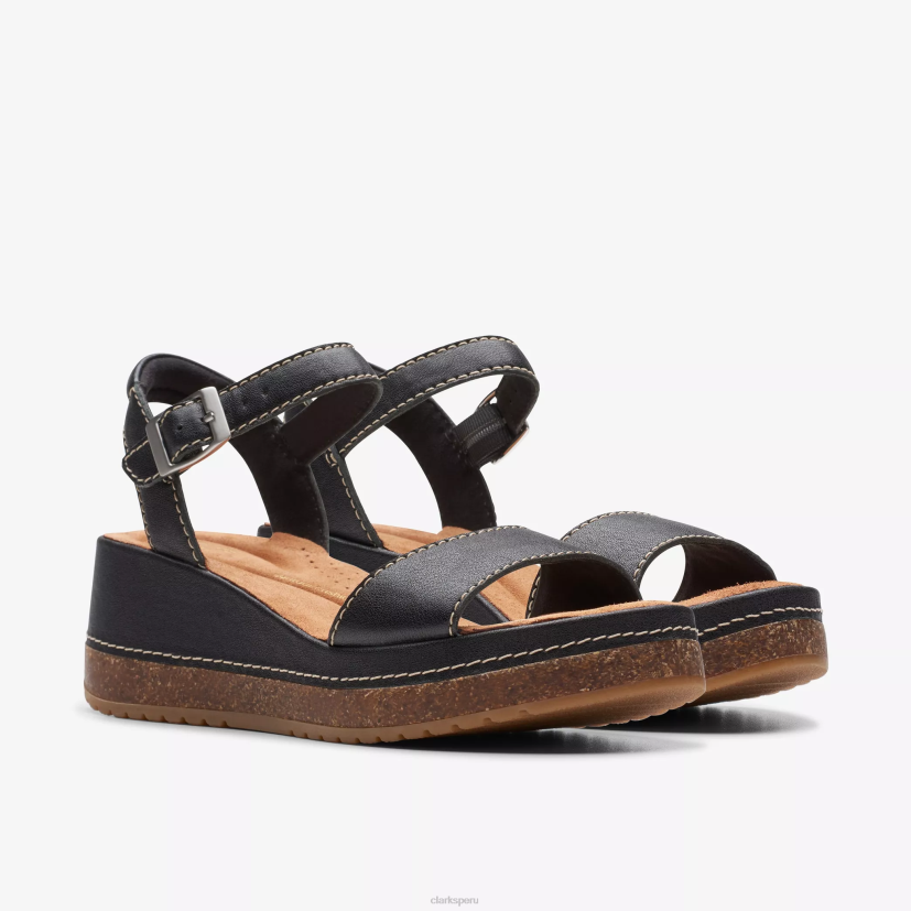 HZVP13 lirio kasanda cuero negro Clarks