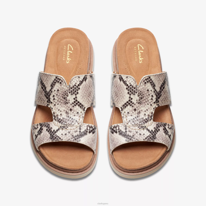 HZVP14 arwell caminar estampado de serpiente Clarks