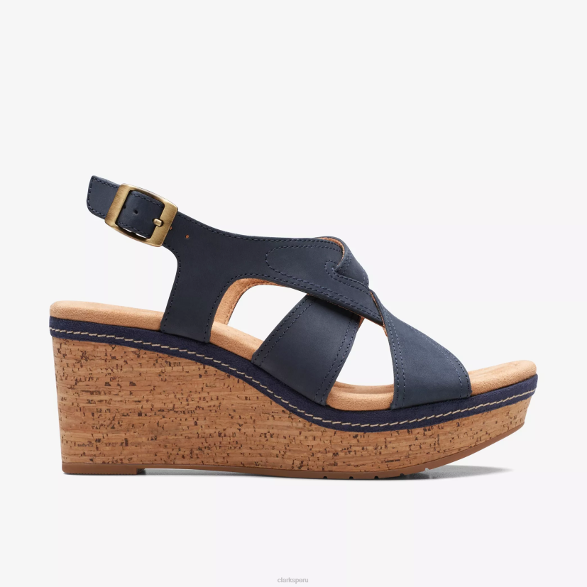 HZVP151 elleri rae nubuck azul marino Clarks