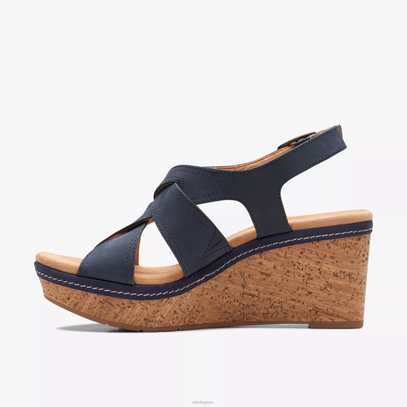 HZVP151 elleri rae nubuck azul marino Clarks