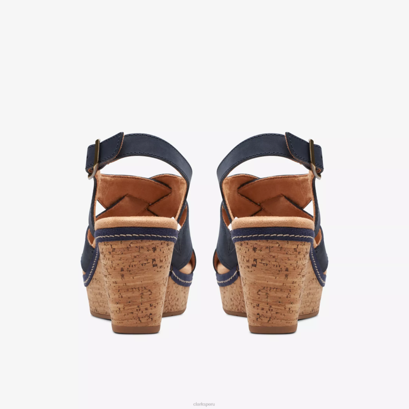 HZVP151 elleri rae nubuck azul marino Clarks