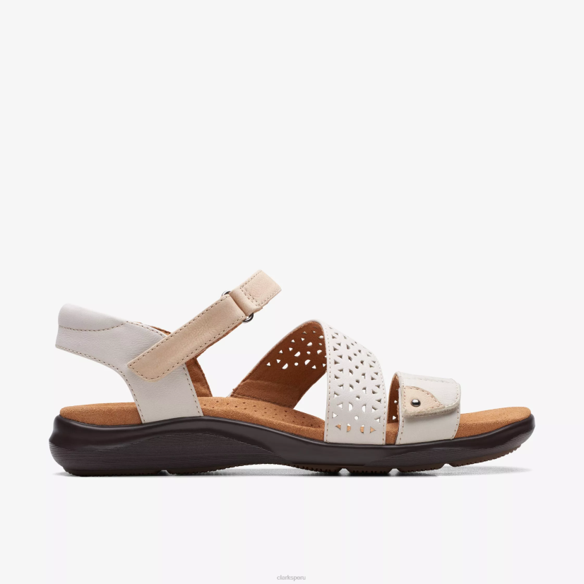 HZVP156 manera kitty cuero blanco Clarks