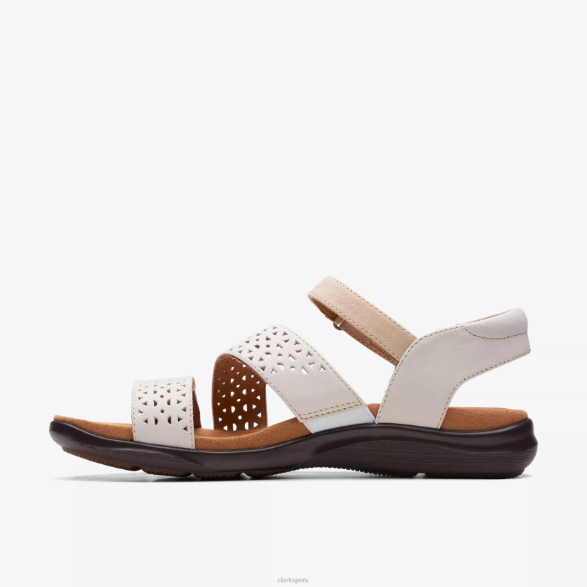 HZVP156 manera kitty cuero blanco Clarks
