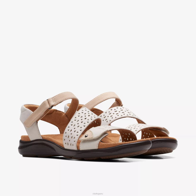 HZVP156 manera kitty cuero blanco Clarks