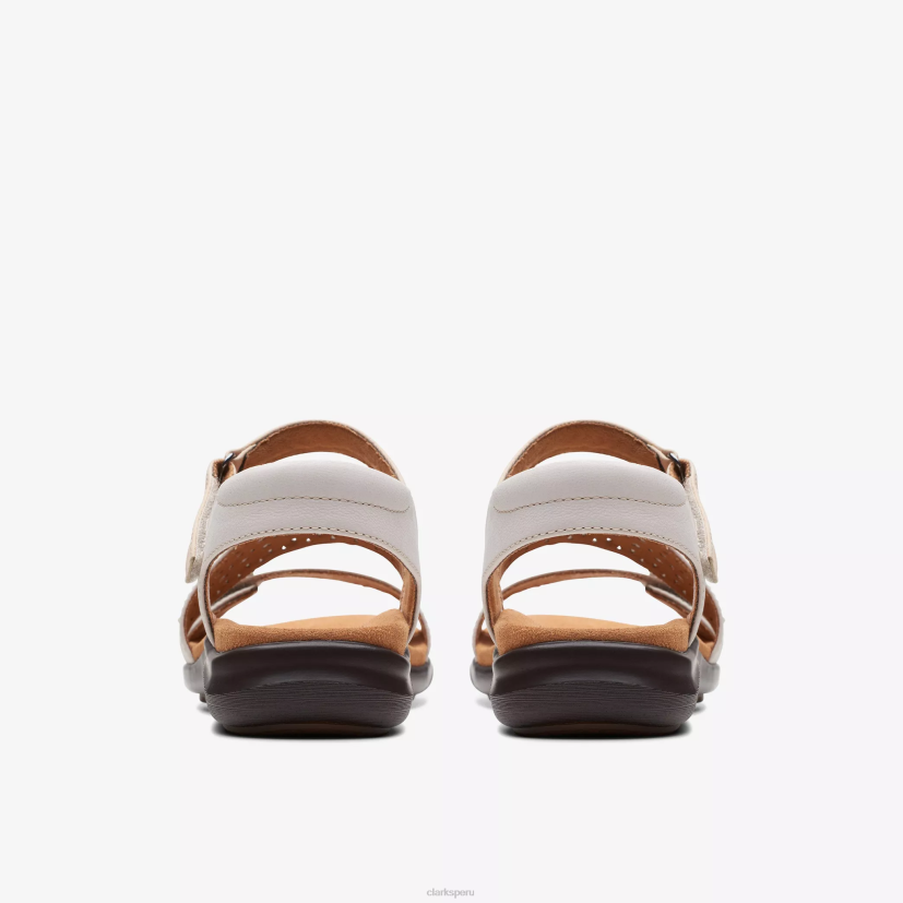 HZVP156 manera kitty cuero blanco Clarks