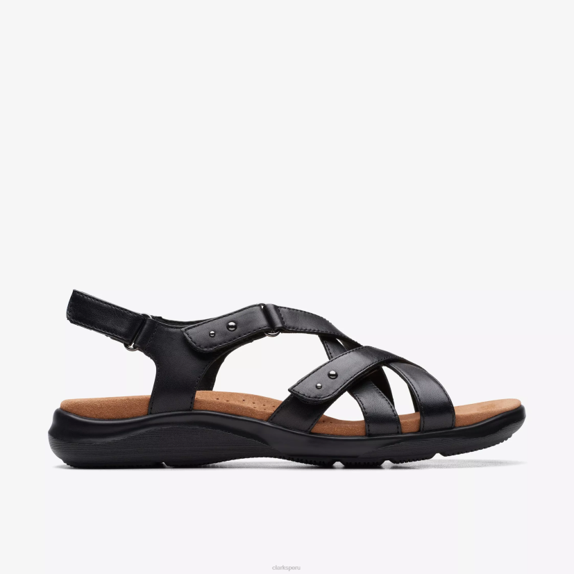 HZVP158 kitty ve cuero negro Clarks