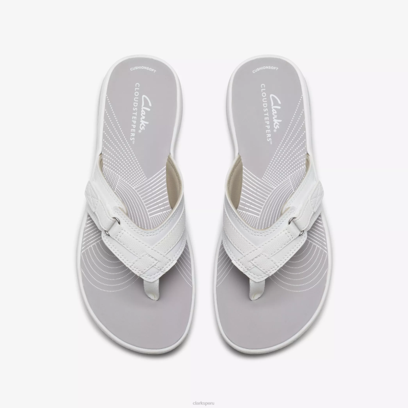 HZVP168 brisa del mar sintético blanco Clarks