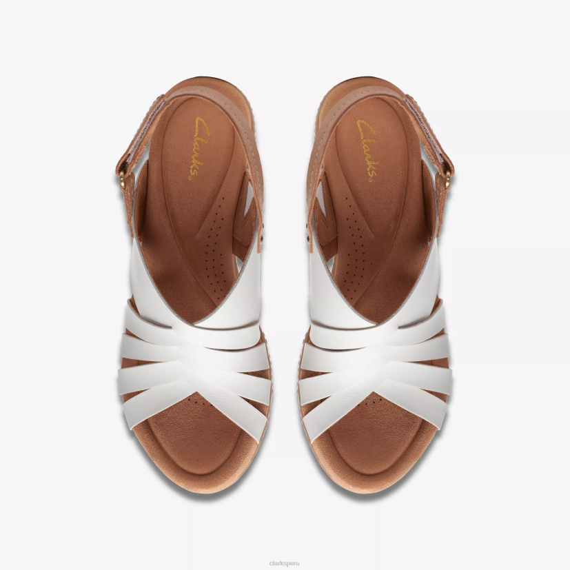 HZVP171 gracia elleri cuero blanco Clarks