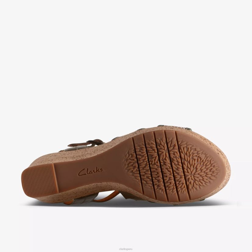HZVP174 ciruela elleri cuero oliva Clarks