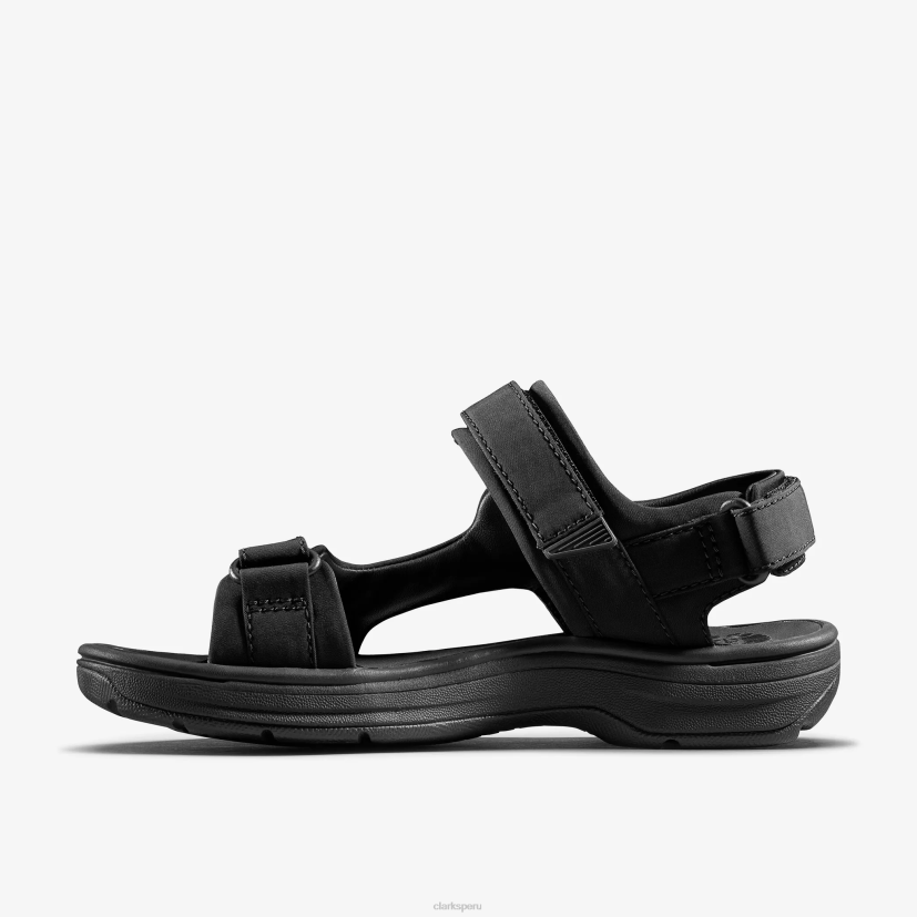 HZVP182 sandalia martine rose mujer 2 textil negro Clarks