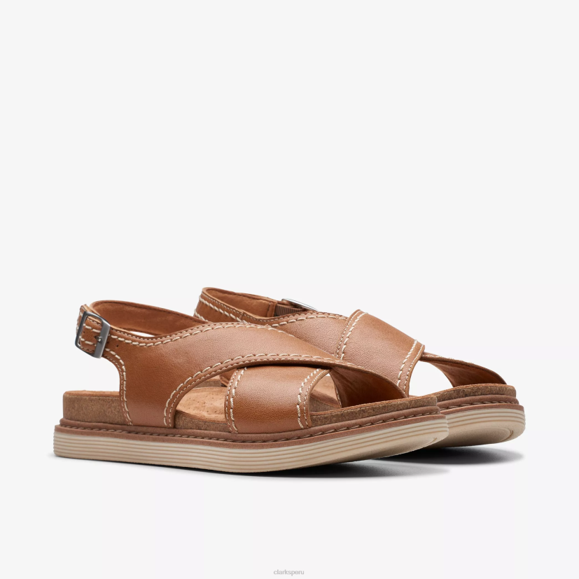 HZVP19 honda arwell cuero marrón Clarks