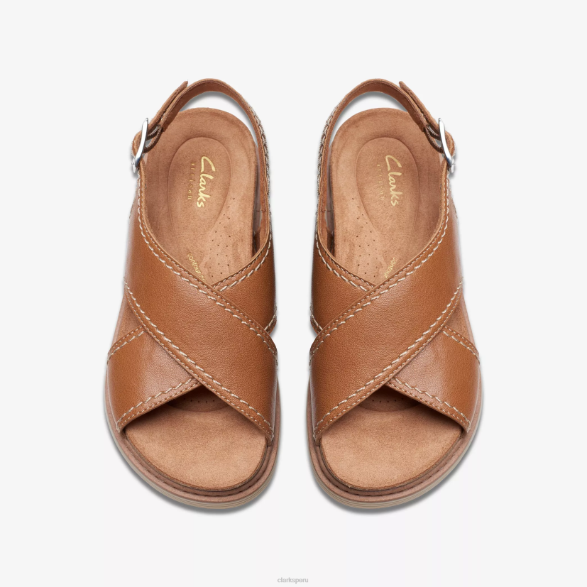 HZVP19 honda arwell cuero marrón Clarks