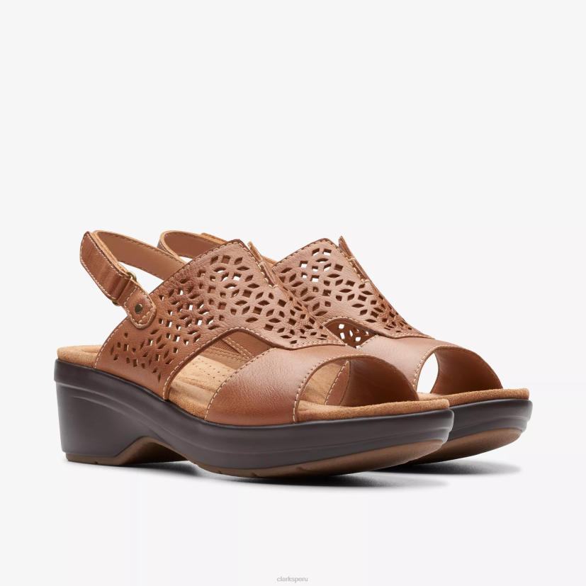 HZVP31 sol de tuleá cuero marrón Clarks