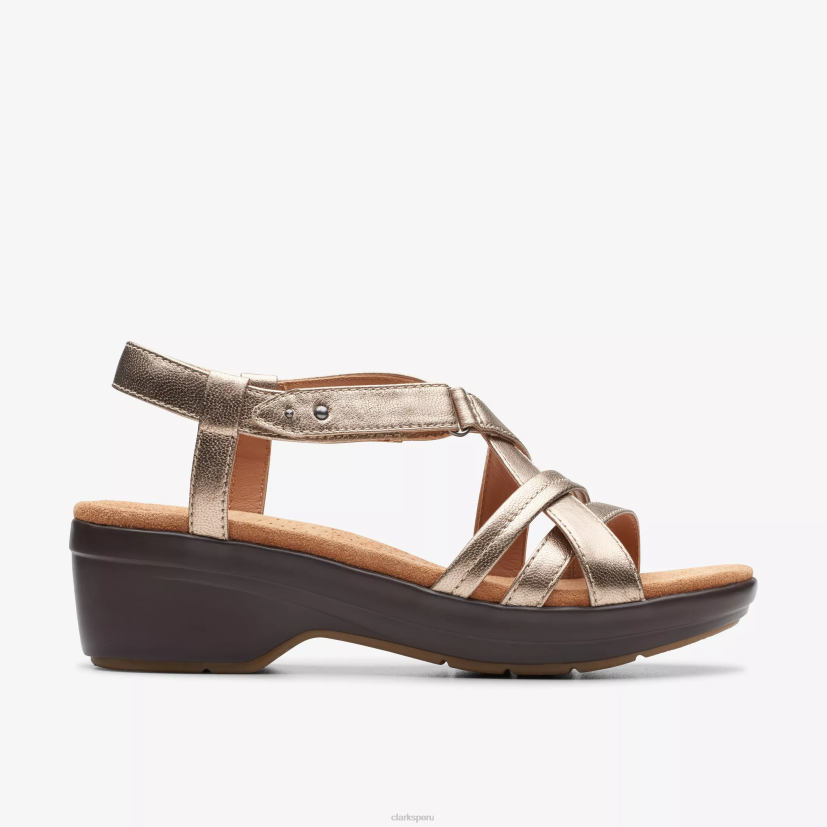 HZVP35 tuleah puede cuero metalizado Clarks