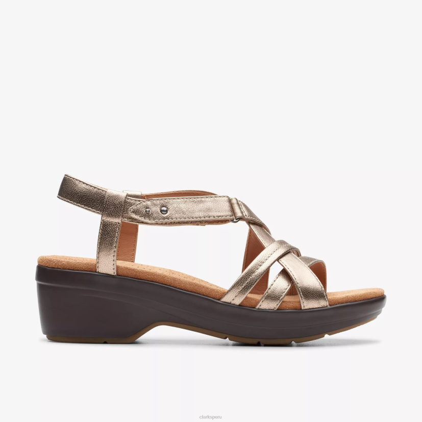 HZVP35 tuleah puede cuero metalizado Clarks