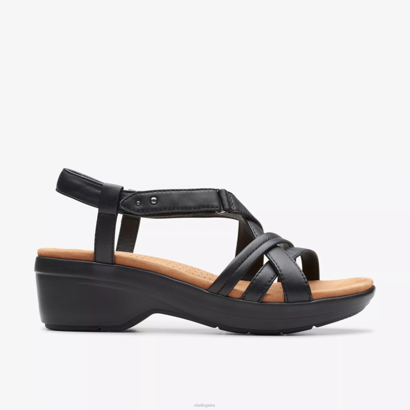 HZVP36 tuleah puede cuero negro Clarks