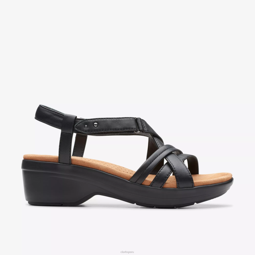 HZVP36 tuleah puede cuero negro Clarks