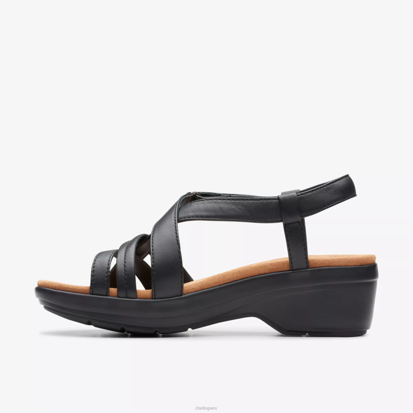 HZVP36 tuleah puede cuero negro Clarks