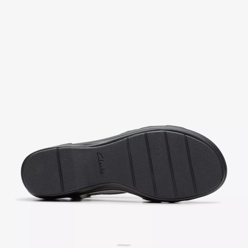 HZVP36 tuleah puede cuero negro Clarks
