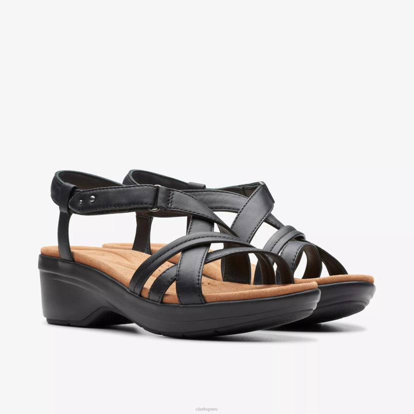 HZVP36 tuleah puede cuero negro Clarks