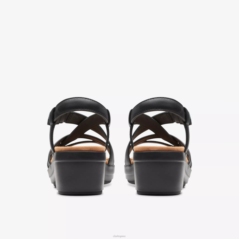 HZVP36 tuleah puede cuero negro Clarks