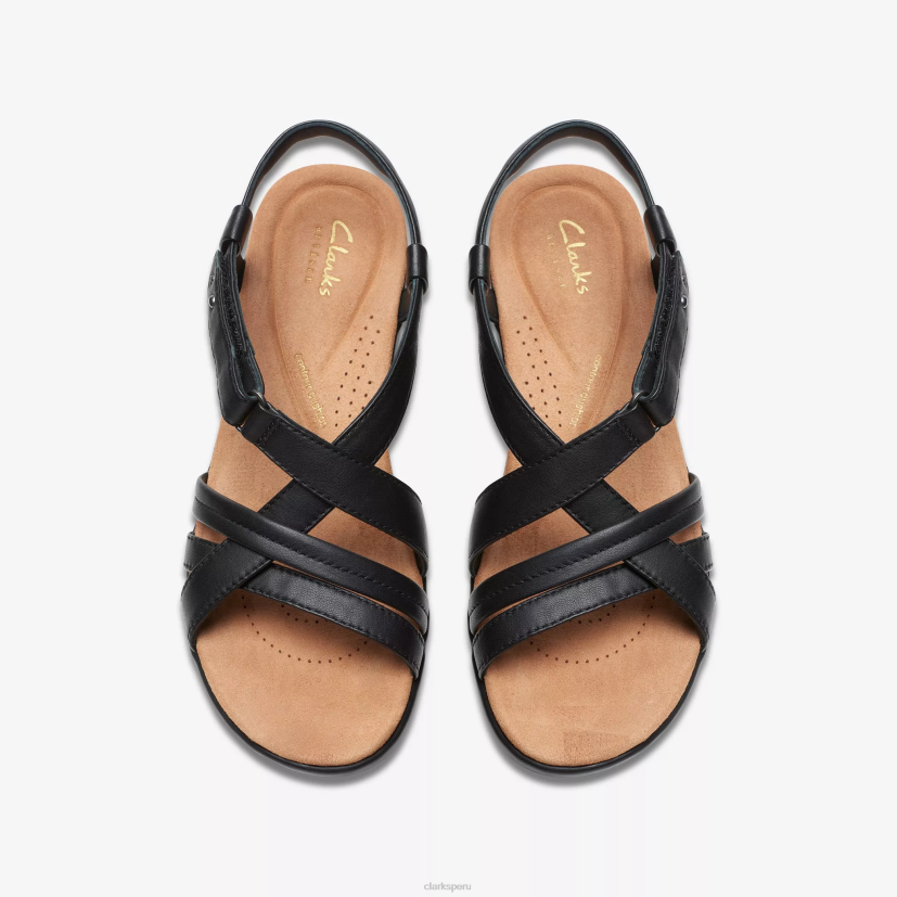 HZVP36 tuleah puede cuero negro Clarks